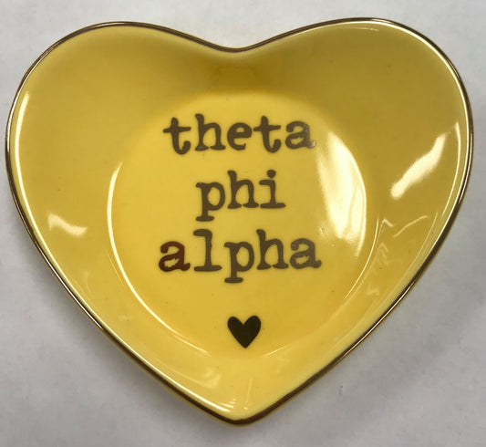 Theta Phi Alpha Ceramic Ring Dish