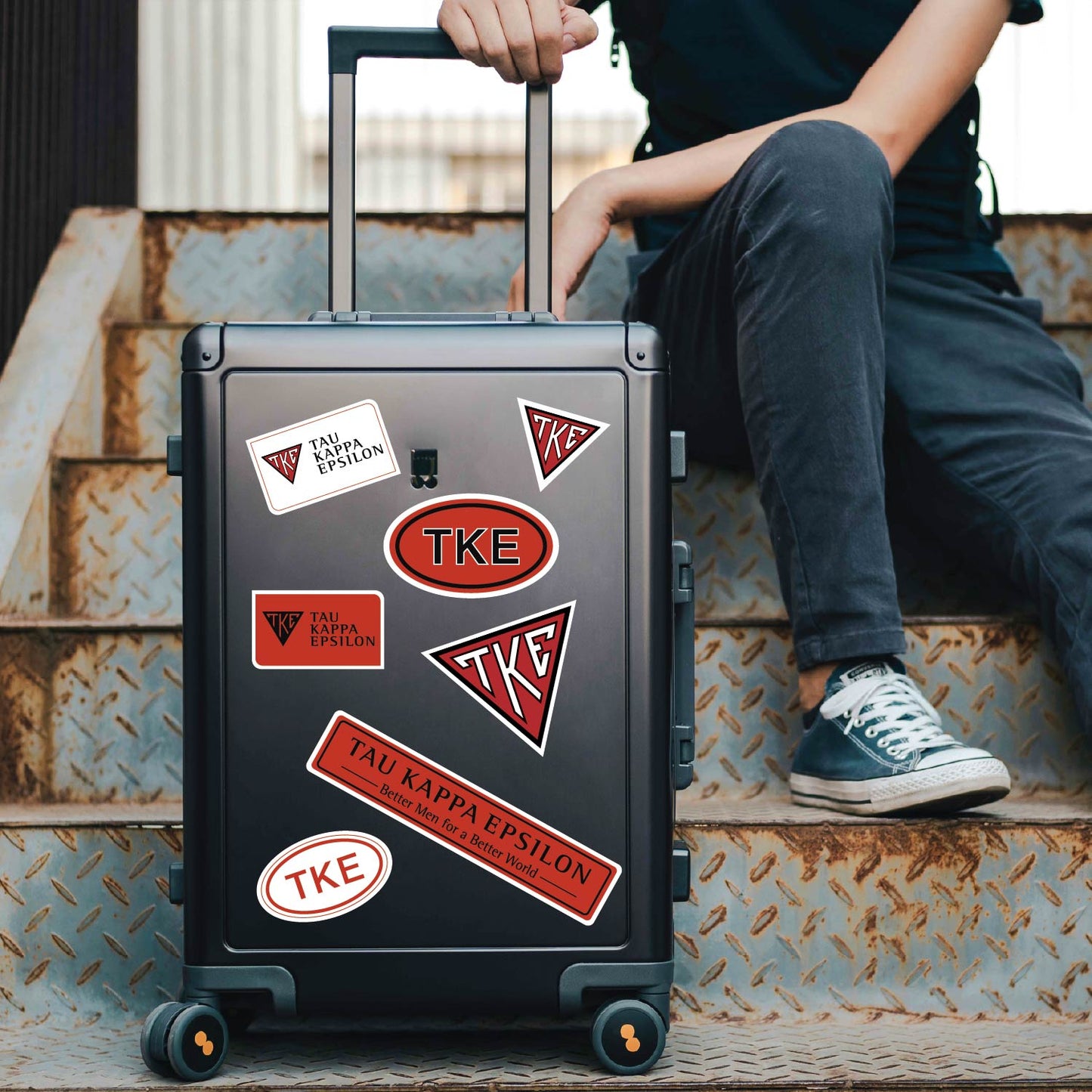 Tau Kappa Epsilon Fraternity Sticker Sheet- Brand Focus