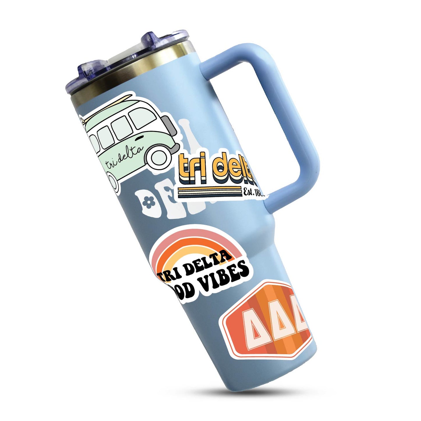 Delta Delta Delta <br> Retro Sticker Sheet