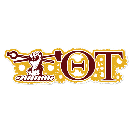 Theta Tau Laptop Jumbo Sticker/Decal