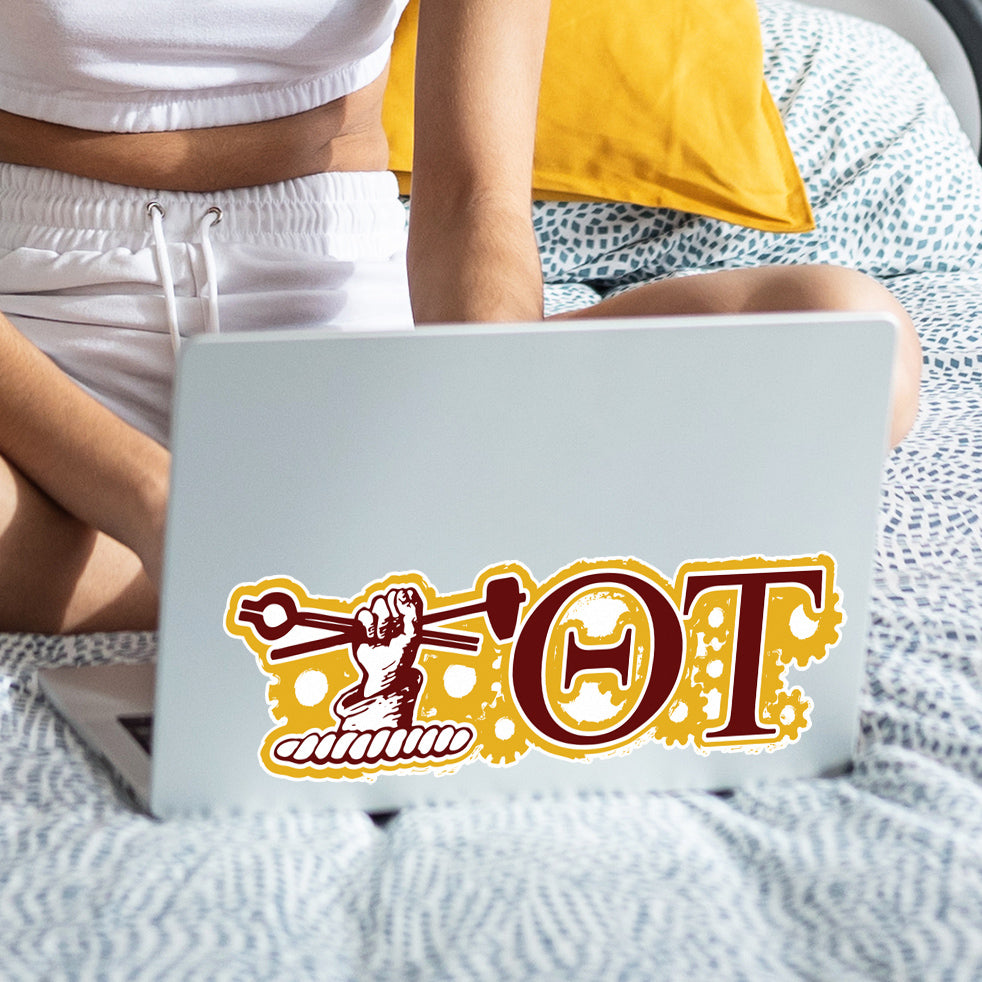 Theta Tau Laptop Jumbo Sticker/Decal