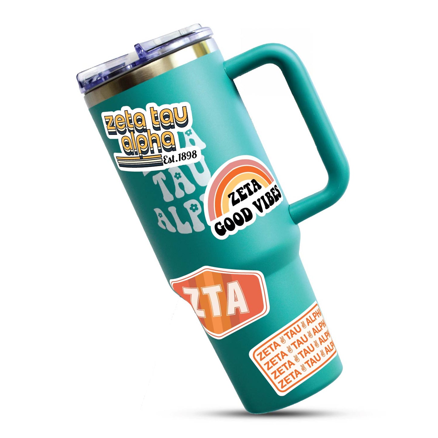 Zeta Tau Alpha <br> Retro Sticker Sheet
