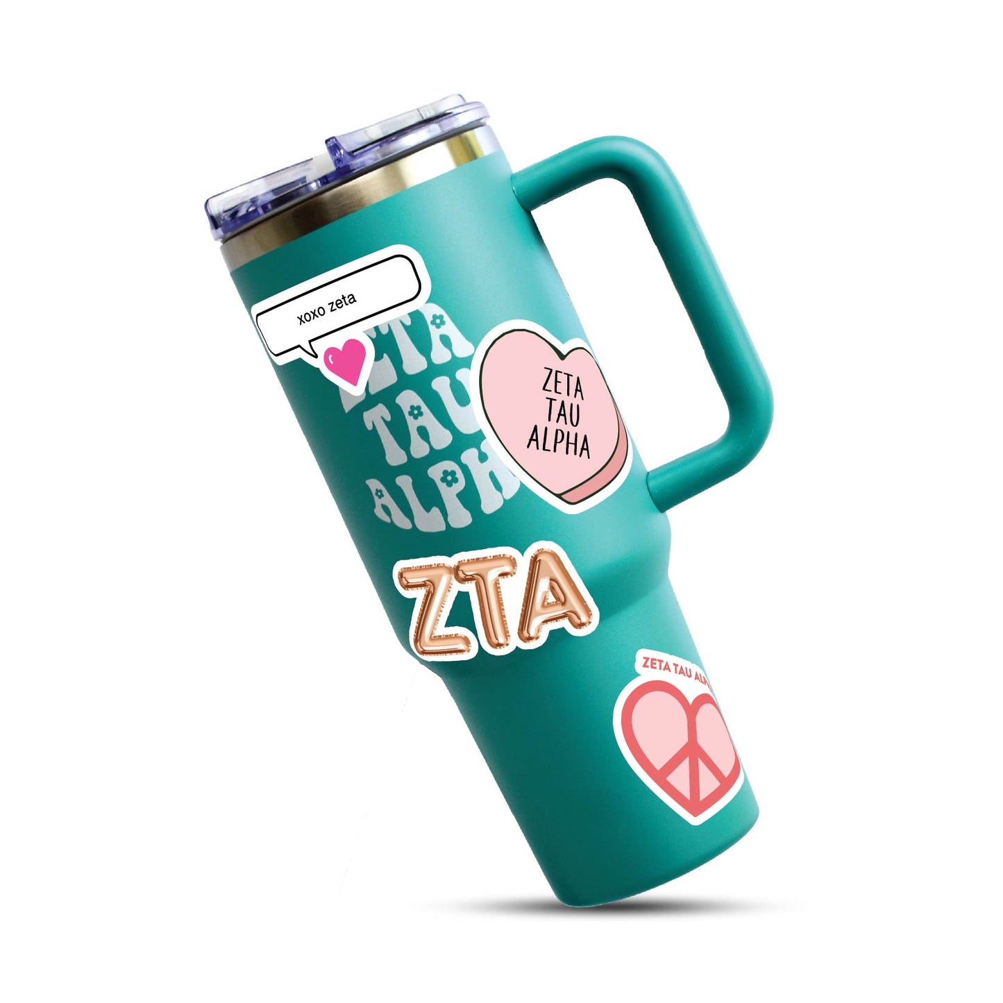 Zeta Tau Alpha- Sticker Sheet- Love Theme