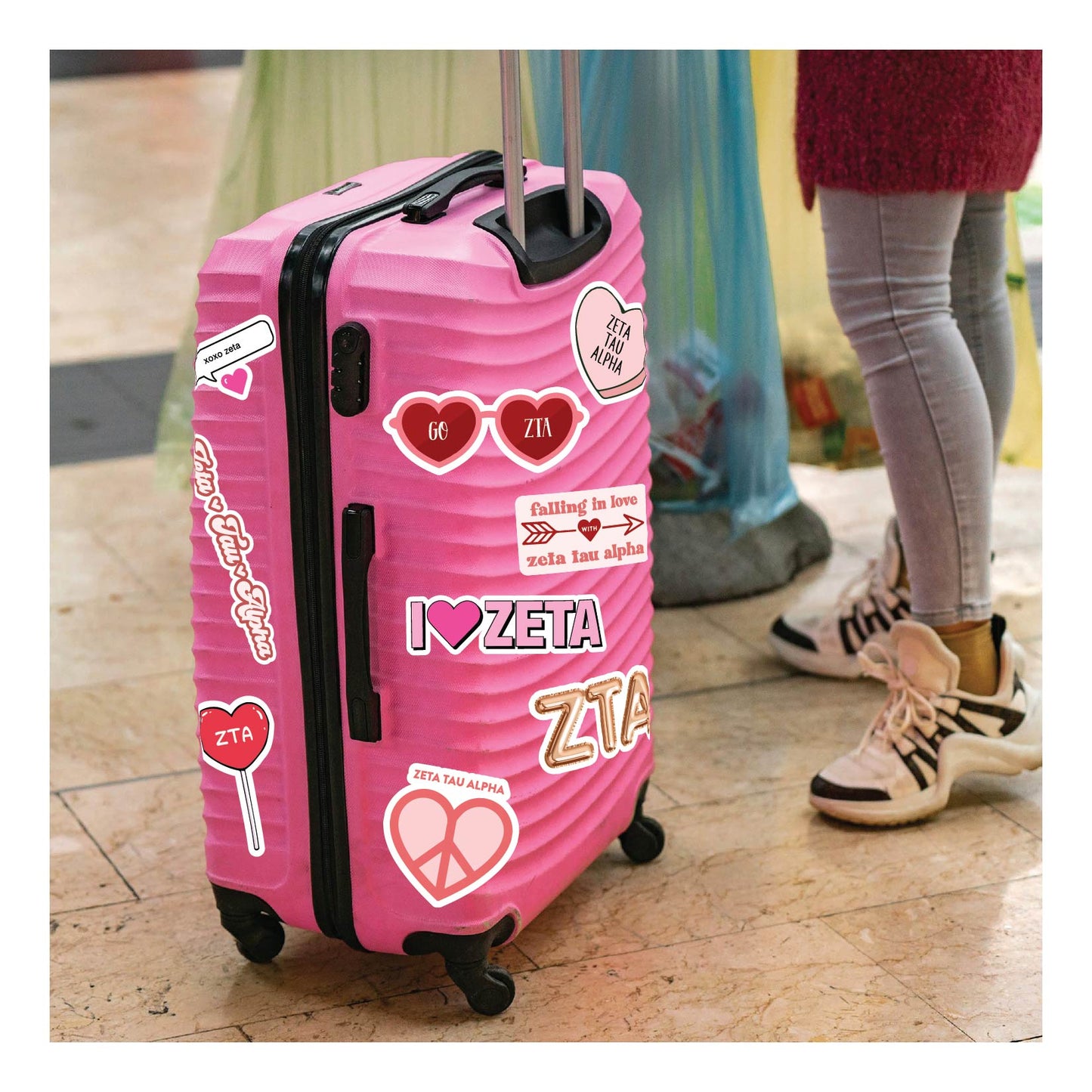 Zeta Tau Alpha- Sticker Sheet- Love Theme