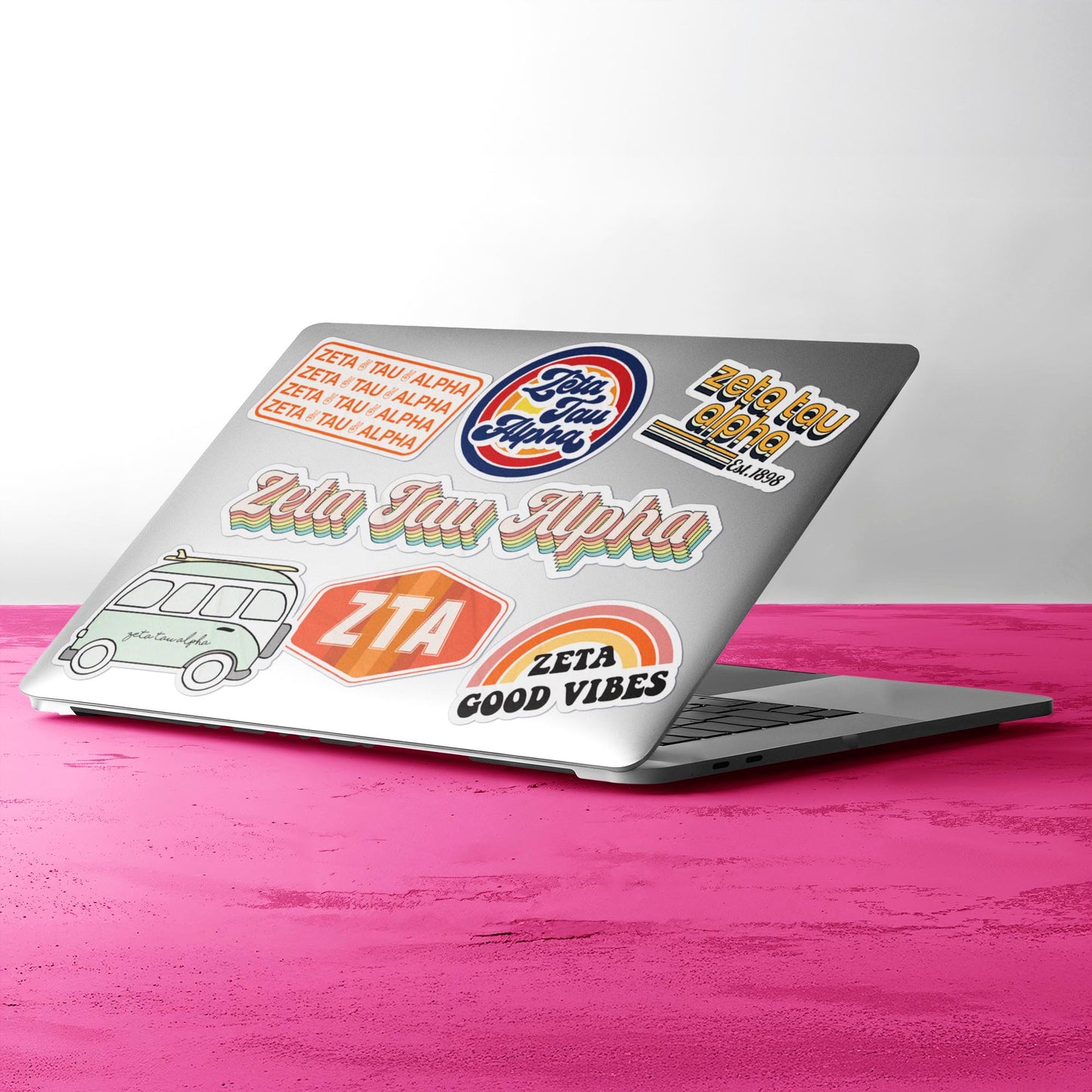 Zeta Tau Alpha <br> Retro Sticker Sheet