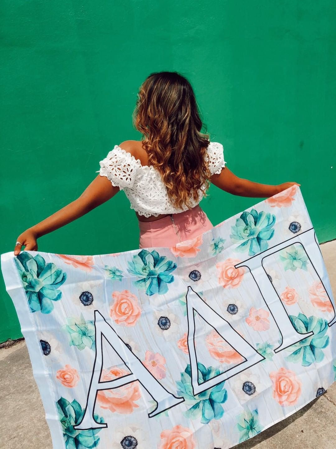 Sorority Succulent Flag