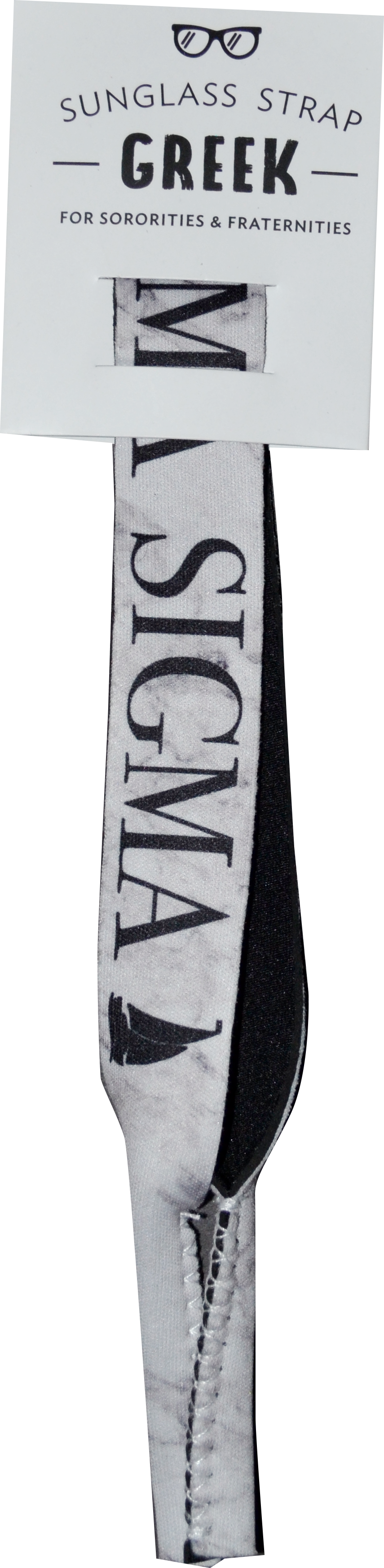 Sigma Sigma Sigma Sunglass Strap Packaging- Croakie