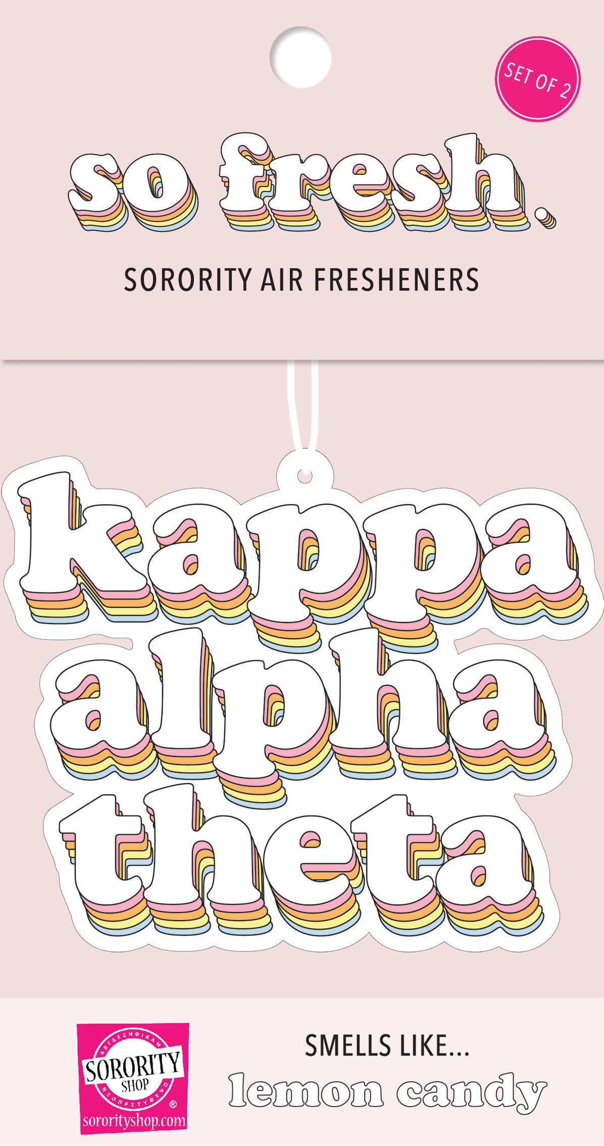 Kappa Alpha Theta Retro Air Freshener