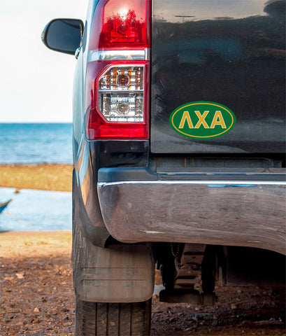Lambda Chi Alpha Oval Fraternity Car Magnet Set of 2