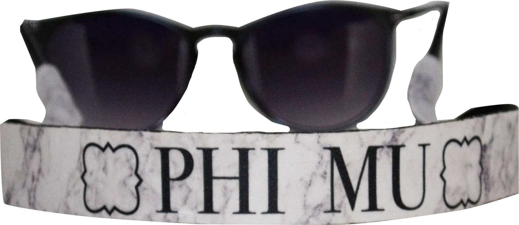 Phi Mu Sunglass Strap - Croakie